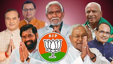 BJP Politics : दहा वर्षांत भाजपकडून बदललेले मुख्यमंत्री