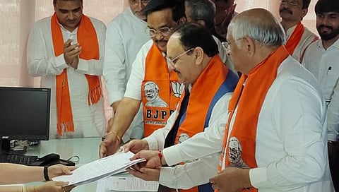 Rajya Sabha Elections 2024 | राज्यसभेसाठी जे. पी. नड्डा यांचा गुजरातमधून अर्ज दाखल