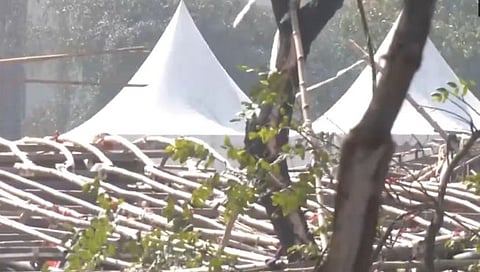 Delhi | दिल्लीत लग्नाचा मंडप कोसळला, अनेकजण जखमी, २५-३० मजुरांची सुटका