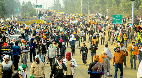 Farmers' agitation on Shambhu border