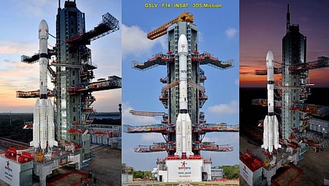 GSLV-F14/INSAT-3DS Mission | हवामान उपग्रहासाठी ISRO सज्ज; INSAT-3DS चे उद्या प्रक्षेपण