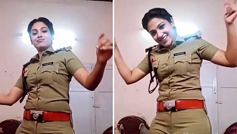 Female Cop Viral Dance Video : महिला पोलिसाचा वर्दीत डान्स; नेटकरी फिदा