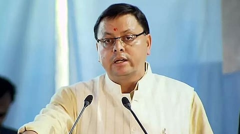 उत्तराखंडचे मुख्यमंत्री पुष्करसिंह धामी. ( संग्रहित छायाचित्र )