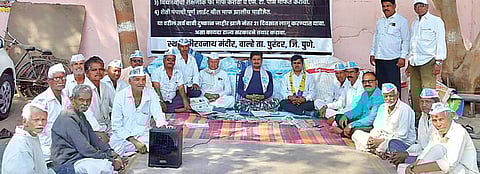 Pune : दुष्काळाकडे लक्ष वेधण्यासाठी ‘आप’चे उपोषण