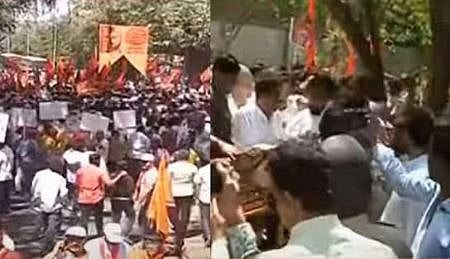 धडक मोर्च्याला विद्यापीठात नो एन्ट्री; अमित ठाकरेंसह शिष्टमंडळाला फक्त प्रवेश