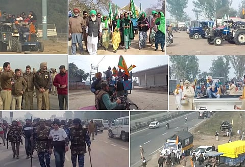 Farmers Protest Delhi : शेतकरी आंदोलनामुळे दिल्लीत बंदोबस्त वाढला, लाल किल्ला पर्यटकांसाठी बंद