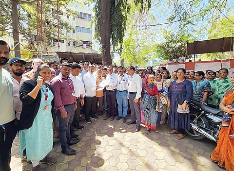 खराडी भागातील नागरिकांचा पाणी समस्या सोडविण्यासाठी ‘जल आक्रोश’ मोर्चा