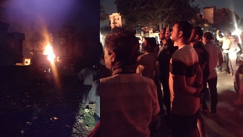 नागपूर : नंदनवन परिसरात सिलिंडरचा स्फोट होऊन भीषण अपघा