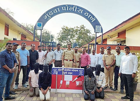 दरोडा टाकण्याच्या तयारीत असलेली टोळी गजाआड; शस्त्रे जप्त