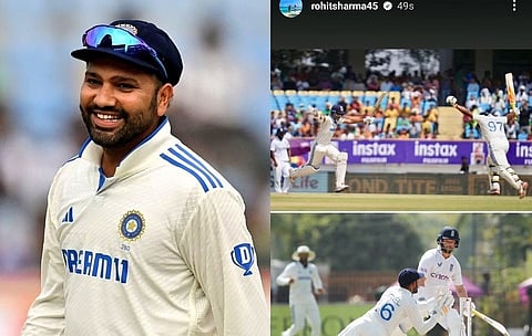 Rohit Sharma Insta Story : ‘ही आजकालची पोरं…’, राजकोट कसोटी विजयानंतर रोहित शर्माची इन्स्टा स्टोरी व्हायरल