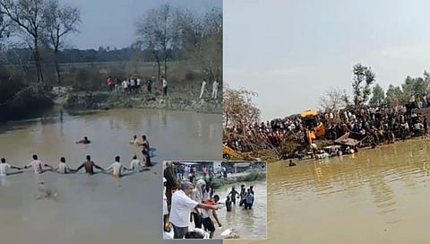 UP Road Accident | उ. प्रदेशात भाविकांवर काळाचा घाला, ट्रॅक्टर ट्रॉली तलावात कोसळून २४ जणांचा मृत्यू