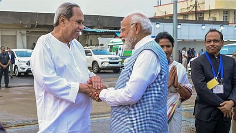 पंतप्रधान नरेंद्र मोदी आणि ओडिशाचे मुख्यमंत्री नवीन पटनायक. ( संग्रहित छायाचित्र )