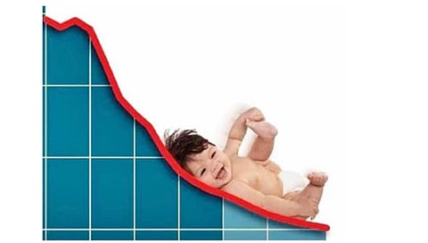 Birth Rate : जननदर २०५० मध्ये १.२९ टक्क्यापर्यंत घसरणार
