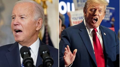 US Presidential Election 2024 : अमेरिका राष्ट्राध्यक्षपदासाठी पुन्हा ट्रम्प- बायडेन आमने-सामने