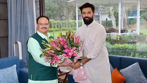 Chirag Paswan : चिराग पासवान यांची नाराजी दूर; जेपी नड्डा यांच्या भेटीनंतर जाहीर केली भूमिका, म्हणाले ‘आम्ही आता…’