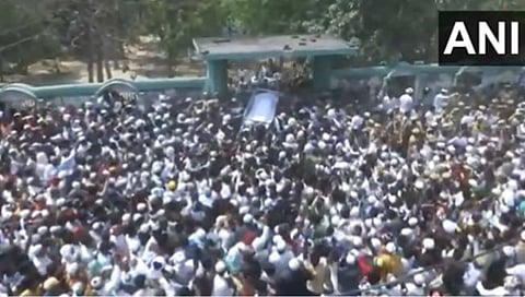 Mukhtar Ansari funeral