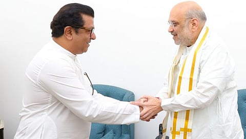 Maharashtra Lok Sabha election | ठरलं! मनसे महायुतीत?; राज ठाकरेंनी दिल्लीत घेतली अमित शहांची भेट