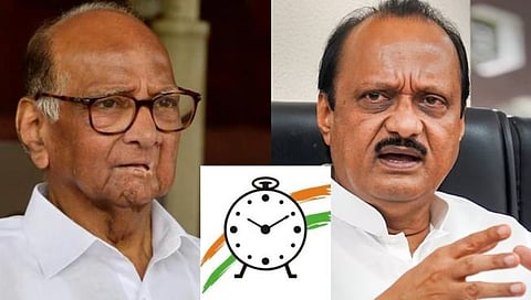 अजित पवार गटाला ‘घड्याळ’ वापरण्यास सशर्त परवानगी; शरद पवार गटाला तुतारी