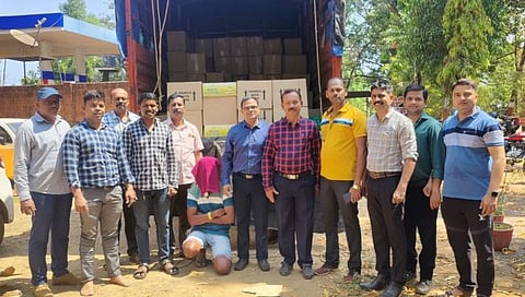 मुंबई गोवा महामार्गावरील ओरोस खर्येवाडी येथे बनावट दारुने भरलेला टेम्पो जप्त; सिंधुदुर्गनगरी पोलिसांची कारवाई