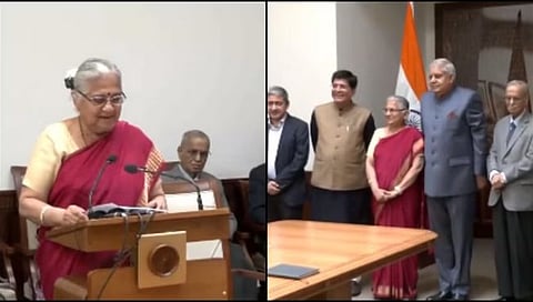 Sudha Murty Takes Oath