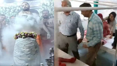 Fire in Mahakal Temple