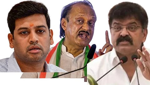 श्रीकांत शिंदे, अजित पवार, जितेंद्र आव्हाड