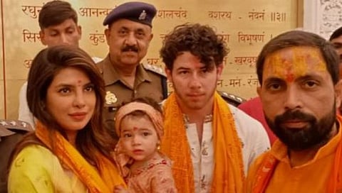 Priyanka Chopra-nick jonas with malti