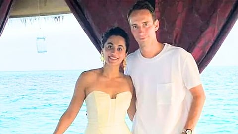 तापसी पन्नू-मॅथियास बोए