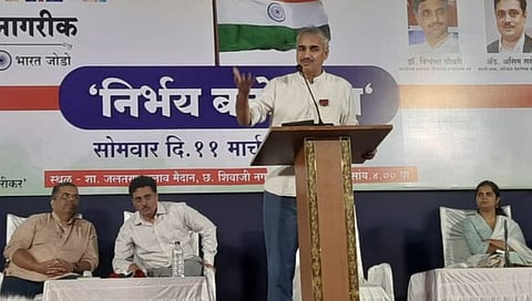 रत्नागिरीतील निर्भय बनो सभेच्या स्टेजवर जाण्यापूर्वीच असीम सरोदे, विश्वंभर चौधरी यांना पोलिसांची नोटीस