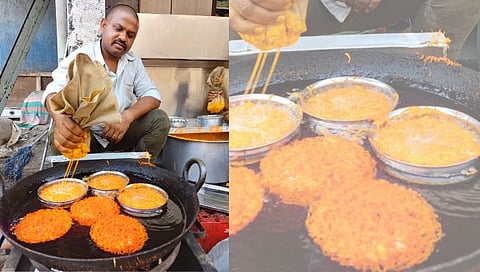 देवळाली : होळीनिमित्ताने खास 'घीहर' तयार करताना कारागीर. (छाया: सुधाकर गोडसे)