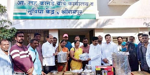 बांधकाम कामगारांनी योजनांचा लाभ घ्यावा : आ. लहू कानडे