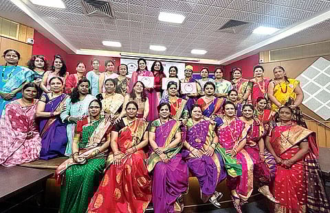 कस्तुरी क्लब विभागप्रमुखांच्या कलाविष्काराला मिळाली दाद