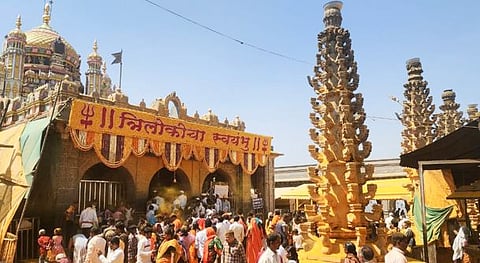 जेजुरी खंडोबा गडावरील त्रैलोक्य शिवलिंग खुले !