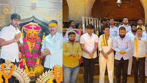 बजरंग सोनवणे यांनी जेजुरी गडावर जावून घेतले खंडोबा देवाचे दर्शन