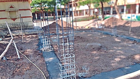 विनापरवानगी तलाठी कार्यालय बांधकामास नाशिक महापालिकेचा ‘ब्रेक’