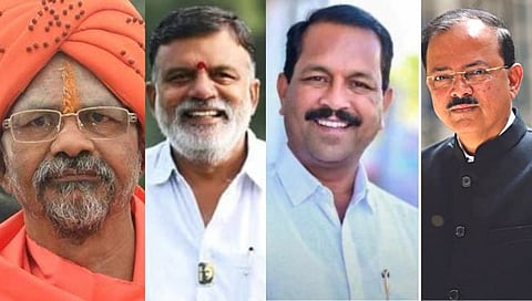 नाशिकमधून शांतिगिरी महाराज, वाजे, दिंडोरीतून भगरे, धुळ्यात डॉ. भामरेंचे अर्ज दाखल