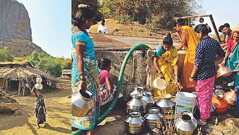 Water Scarcity Nashik | अख्खा दिवस ‘पाण्यातच’ जातो, ब्रह्मगिरीच्या कुशीतील लेकरांची व्यथा