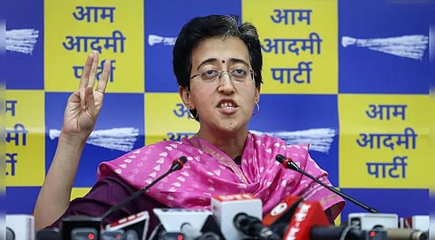 आम आदमी पार्टीच्या नेत्या आणि दिल्लीच्या मंत्री आतिशी मार्लेना.