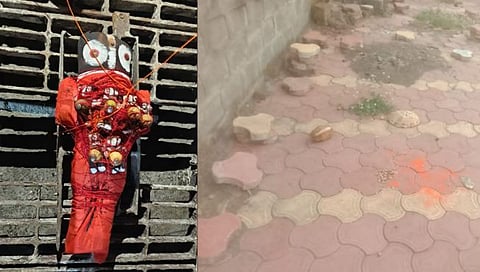 कोल्हापूर : स्मशानभुमीत लाल दोरा, लाल कापडात गुंडाळलेली काळी बाहुली; वडगावात भानामती प्रकरणाची चर्चा