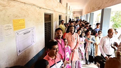 चंद्रपूर लोकसभा मतदार संघात ५५.११ टक्के मतदान