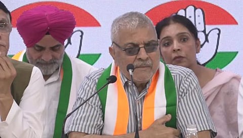 पंजाबमधील आपचे माजी खासदार धर्मवीर गांधींचा काँग्रेसमध्ये प्रवेश