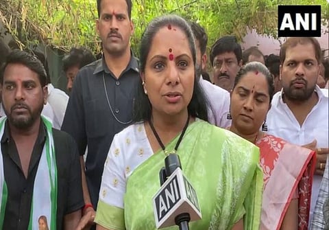 भारत राष्ट्र समितीच्या (BRS) नेत्या के कविता