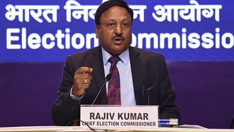 Maharashtra Assembly Elections 2024, Chief Election Commissioner Rajiv Kumar