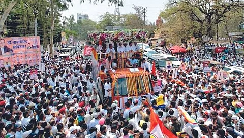 शशिकांत शिंदेंचे विराट शक्तिप्रदर्शन