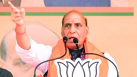 Lok Sabha Election 2024 : ‘यूपीए’ सरकारच्या काळात भ्रष्टाचाराचा ऑलिम्पिक खेळ : राजनाथ सिंह यांचा घणाघात