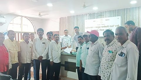 Dharashiv : पत्रकार रवींद्र केसकर यांच्यावरील हल्ल्याचा निषेध