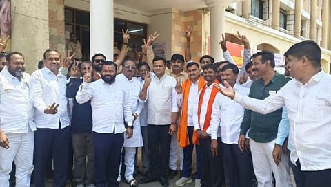 Hingoli Lok Sabha | महायुतीत बंडखोरी: हिंगोलीमधून भाजपचे रामदास पाटील यांचा उमेदवारी अर्ज दाखल