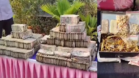 कर्नाटकात पोलिसांची मोठी कारवाई; ६८ चांदीच्या विटा, ३ किलो सोन्यासह ५.६० कोटींची रोकड जप्त