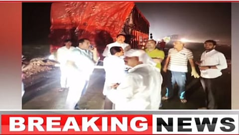 नाना पटोलेंच्या गाडीला भीषण अपघात; घातपाताचा प्रयत्न, काँग्रेसचा आरोप