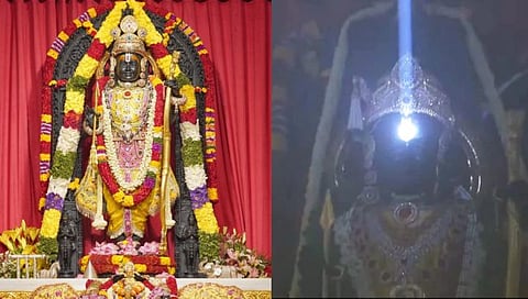 Ram Lalla Surya Tilak : अद्भुत! सूर्य किरणांचा रामलल्लाला ‘सूर्यतिलक’, ५ मिनिटांच्या अभिषेकाने अयोध्यानगरी मंत्रमुग्ध, देशभर ‘राममय’ वातावरण